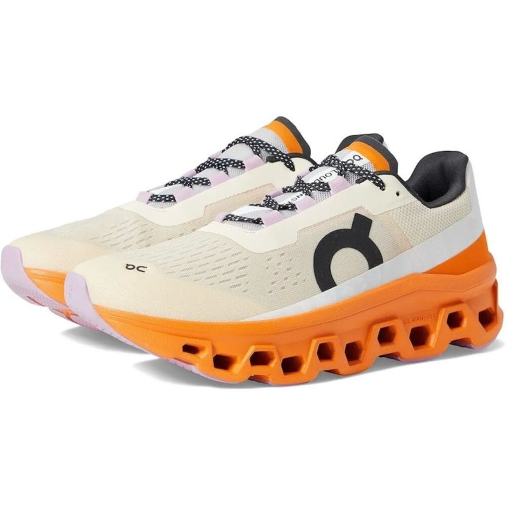On Cloud Running Cloudmonster Fawn Turmeric Running Shoes Women’s Size 10